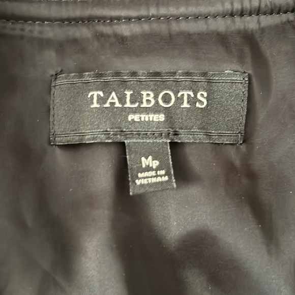 Talbots Petite Black and Grey Houndstooth Blazer - Picture 5 of 9